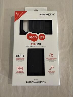 Tech21 Evomax black case for iPhone 15 Pro Max
